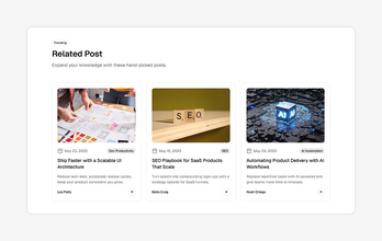 Marketing Blog Component