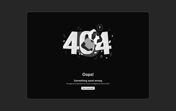 Marketing Error Page