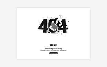 Marketing Error Page