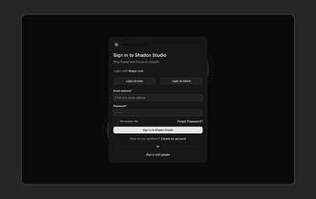 Marketing Login Page