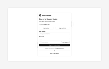 Marketing Login Page