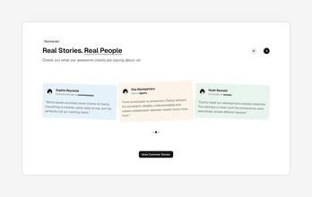 Marketing Testimonials Component