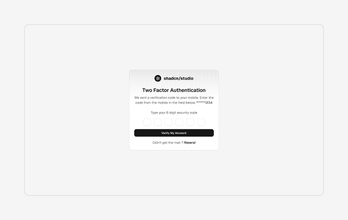 Marketing Two Factor Authentication