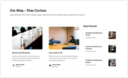 Marketing Blog Component