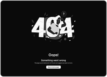 Marketing Error Page