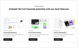 Marketing Features Section