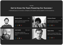Marketing Team Section