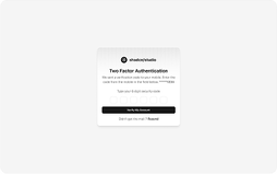 Marketing Two Factor Authentication