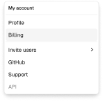 Dropdown Menu