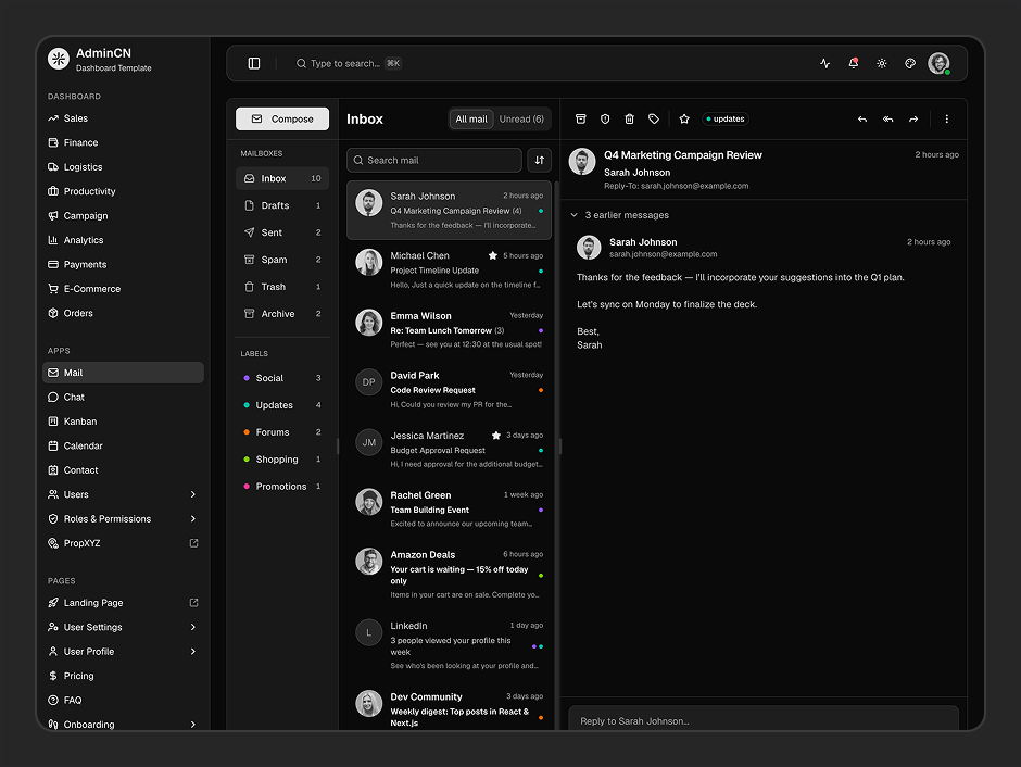 Mail App