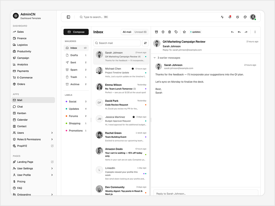 Mail App