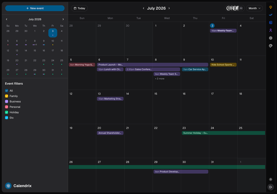 Calendrix - Shadcn UI Booking & Calendar App Template-large-image-1