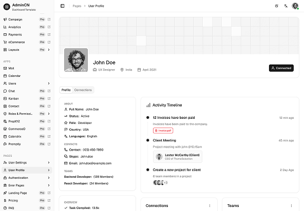 AdminCN - Free Shadcn Admin Dashboard Template-small-image-3