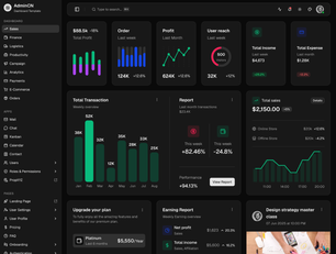 AdminCN Dashboard 1