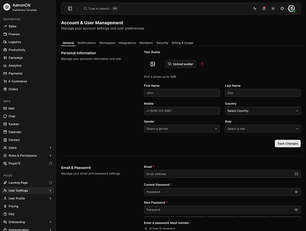 AdminCN Dashboard 2