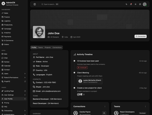 AdminCN Dashboard 3