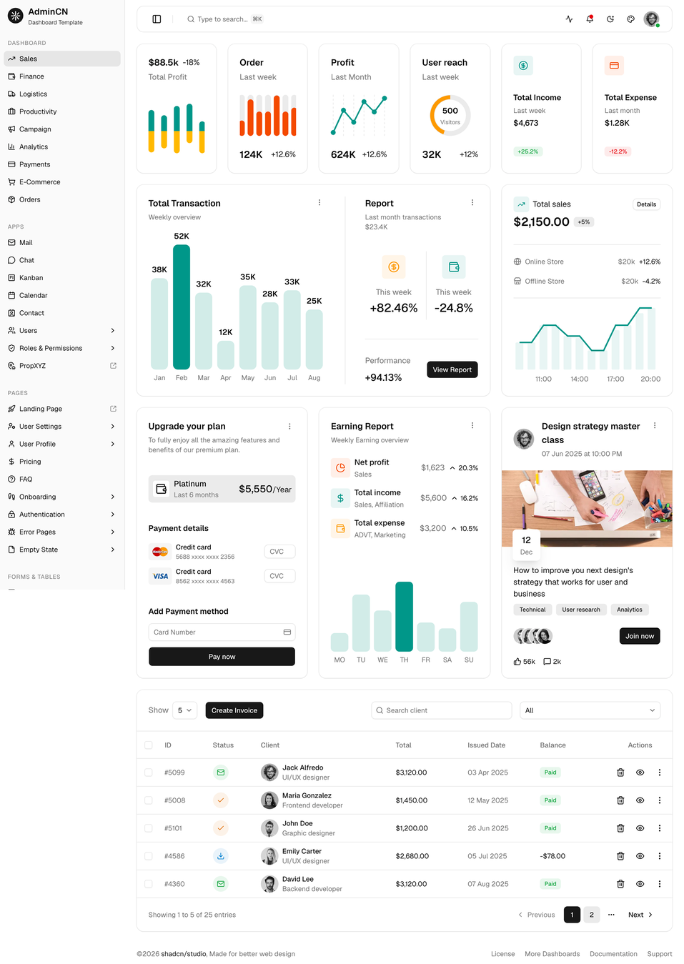 AdminCN - Shadcn Admin Dashboard Template-large-image-1