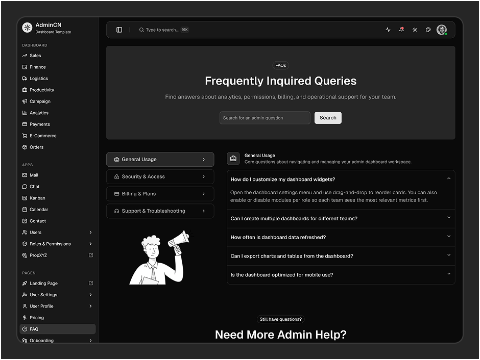 FAQ Page