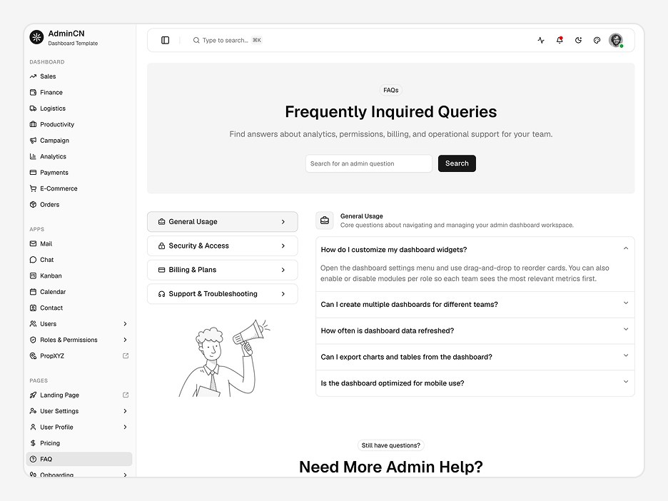 FAQ Page