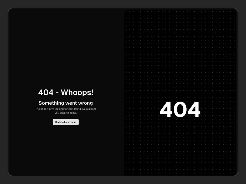 Error Pages