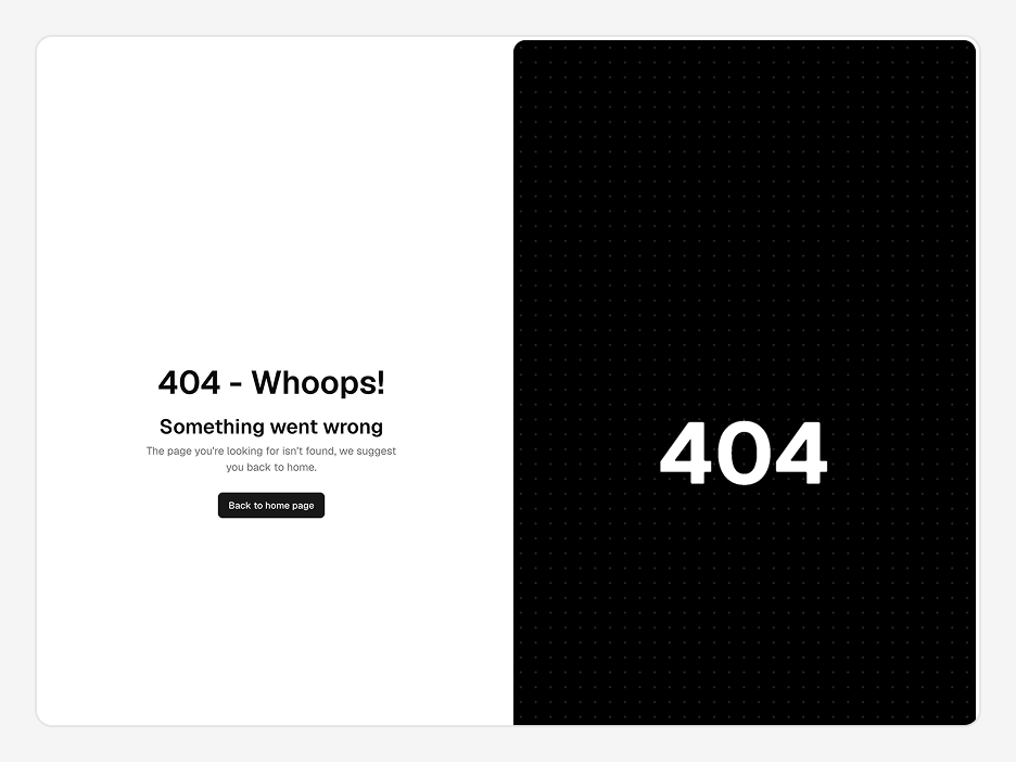 Error Pages