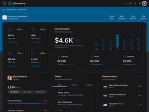 CommerceO Dashboard 1