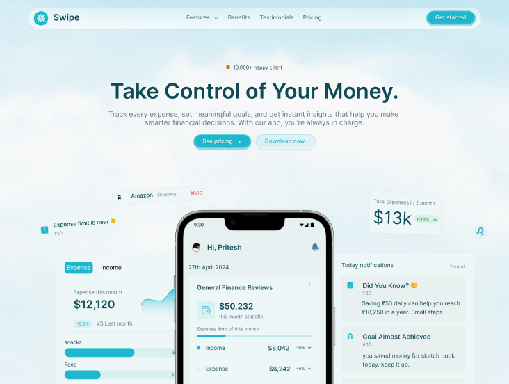 Landing Page Mobile App 1
