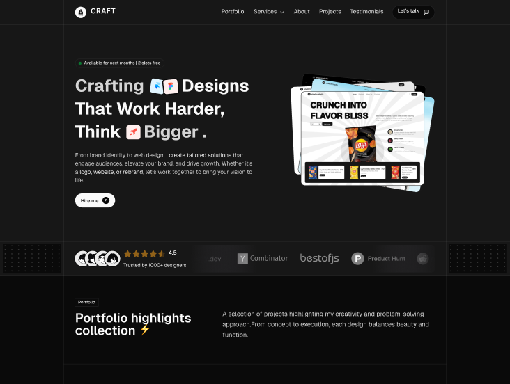 Landing Page Portfolio 1