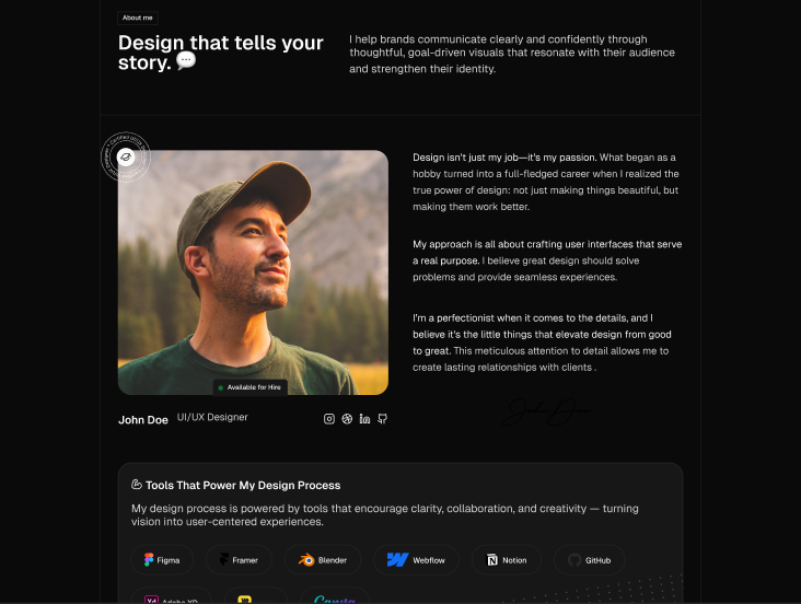 Landing Page Portfolio 2