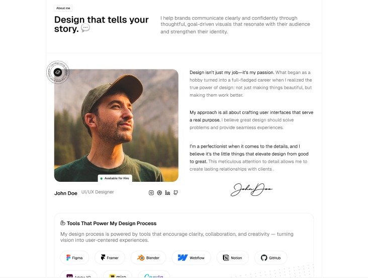 Landing Page Portfolio 2