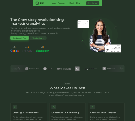 Grow - Shadcn UI Marketing Landing Page Template-small-image-2