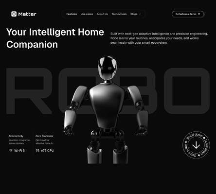 Matter - Shadcn UI Physical Product Landing Page Template-small-image-1