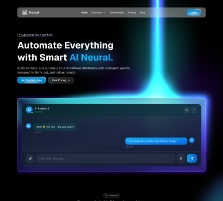 Neural - Shadcn UI AI App Landing Page-small-image-1