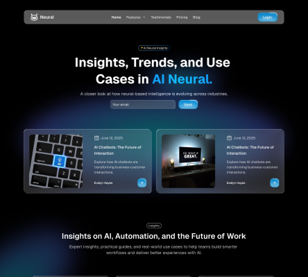 Neural - Shadcn UI AI App Landing Page-small-image-2