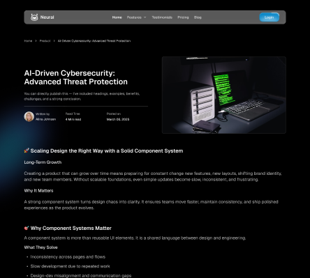 Neural - Shadcn UI AI App Landing Page-small-image-3