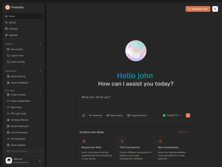 AI Chat App Template 1