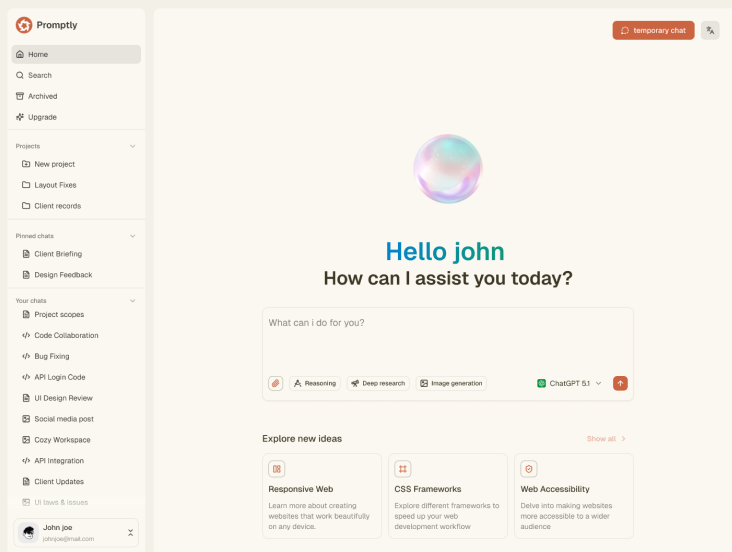 AI Chat App Template 1