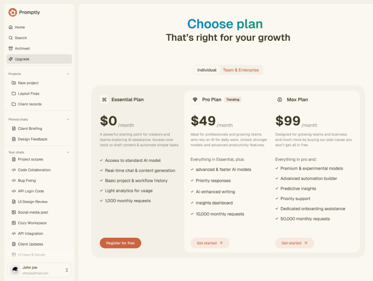 AI Chat App Template 3