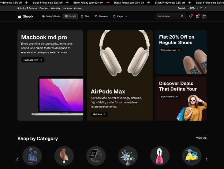 eCommerce Template 1