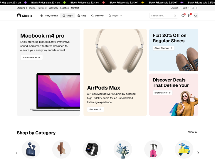 eCommerce Template 1