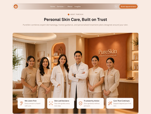 Landing Page Skin care 2