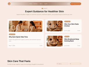 Landing Page Skin care 3