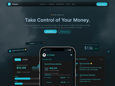 Landing Page Mobile App 1