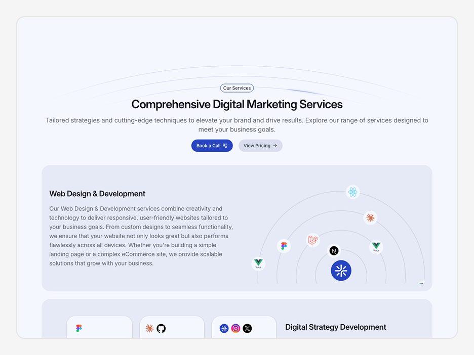 Services Page
