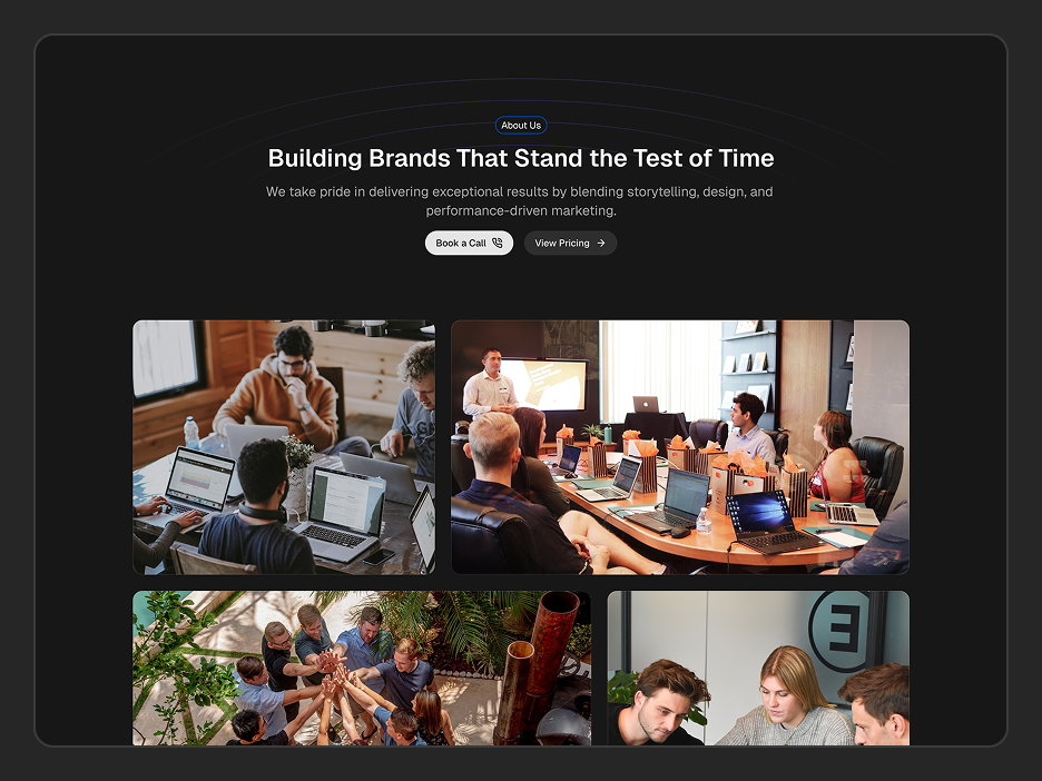 About Us Page