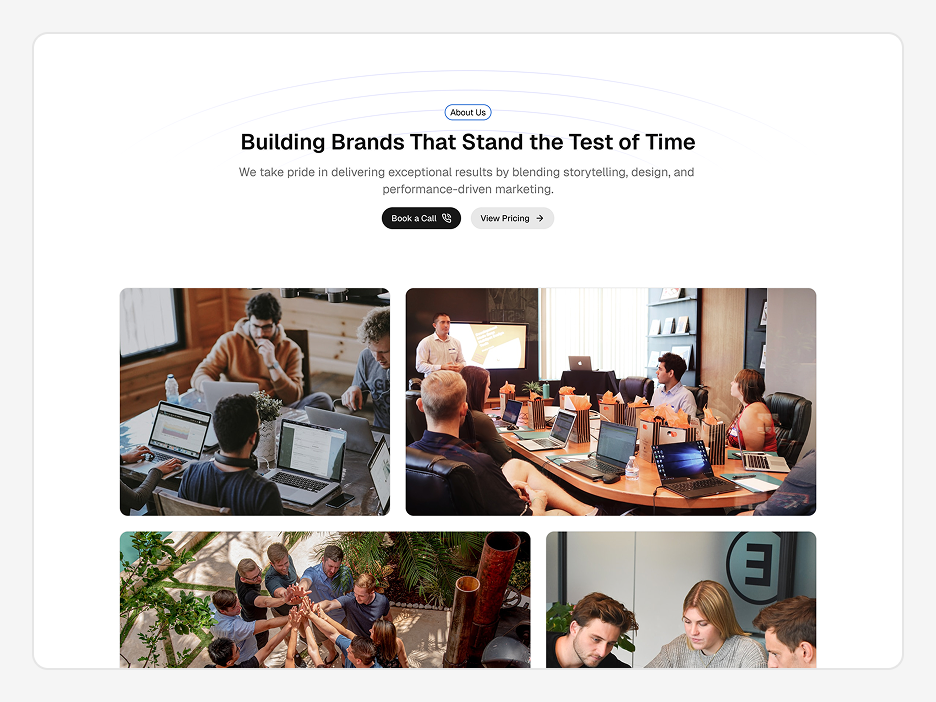 About Us Page