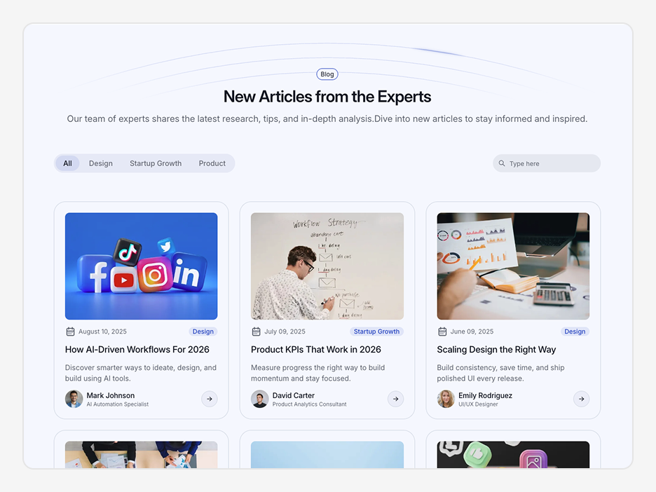 Blog Page
