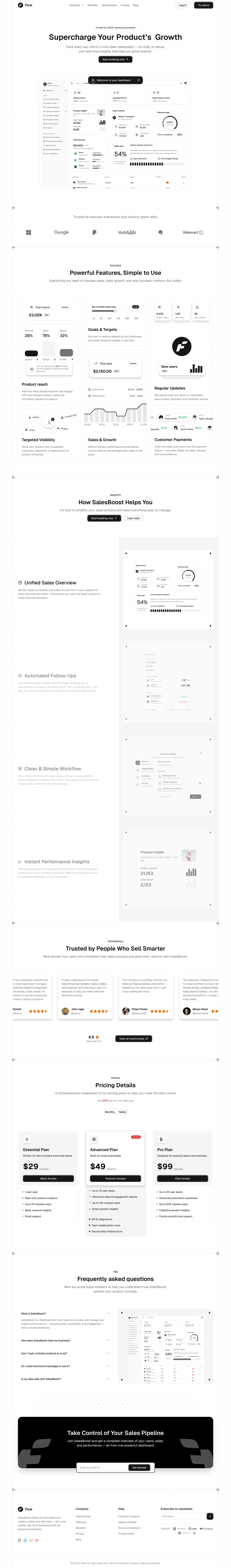 Flow - Shadcn UI SaaS Landing Page Template-large-image-1