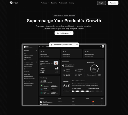Flow - Shadcn UI SaaS Landing Page Template-small-image-1