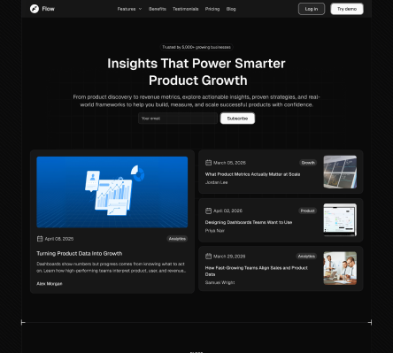 Flow - Shadcn UI SaaS Landing Page Template-small-image-2
